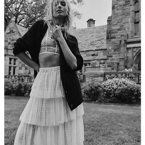 Free People School Boy Cashmere Cardigan size XS